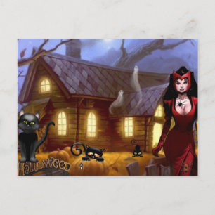 Happy halloween vykort