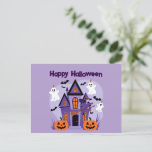 Happy halloween vykort