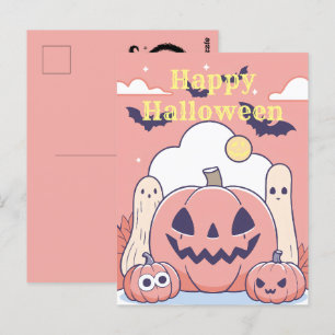 Happy halloween vykort
