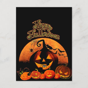 Happy halloween vykort