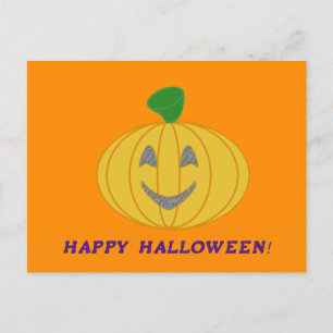 Happy halloween vykort