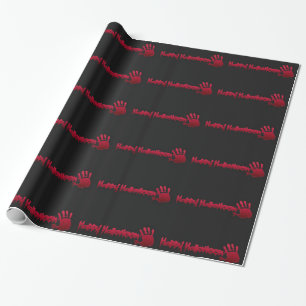 Happy halloween w/hand presentpapper