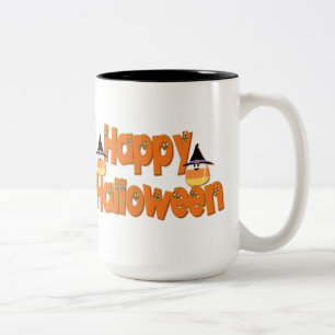 Happy halloween Whimsical Text Mugg