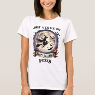 Happy halloween Witch Flygande Broom T Shirt