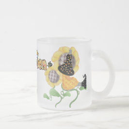 Happy halloween Witch Frostad Glasmugg