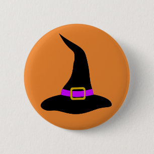 Happy halloween Witch Hat Knapp