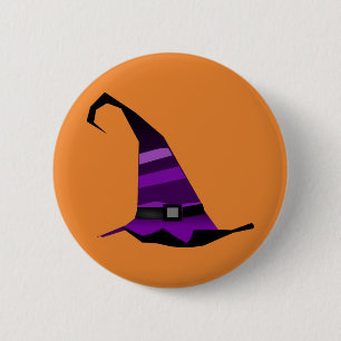Happy halloween Witch Hat Knapp