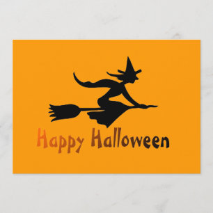 Happy halloween Witch Kort
