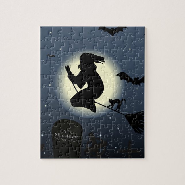 ’HAPPY HALLOWEEN’ WITCH PUSSEL (Vertikal)