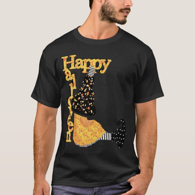 Happy halloween Witch T-shirt (Framsida)