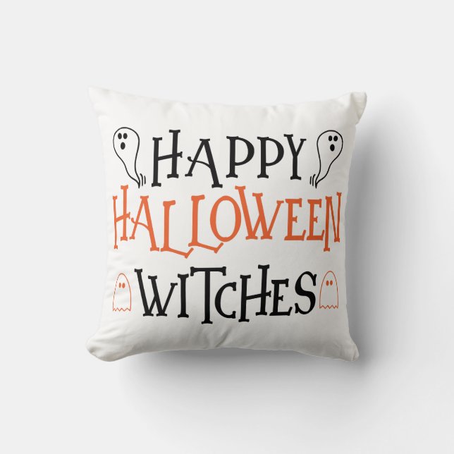 Happy halloween Witches Kudde (Framsida)