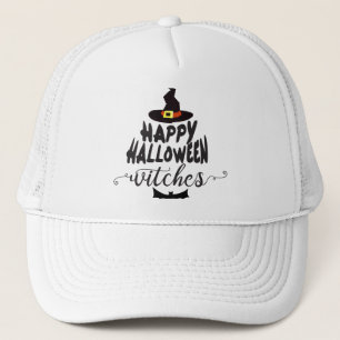 Happy halloween Witches Typography Halloween Keps