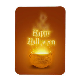 Happy halloween Witch's Caldron Magnet