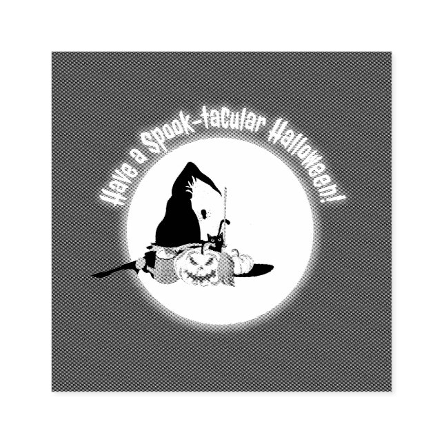 Happy halloween Y'All Stämpel (Tryck)