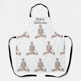 Happy halloween yoga Apron
