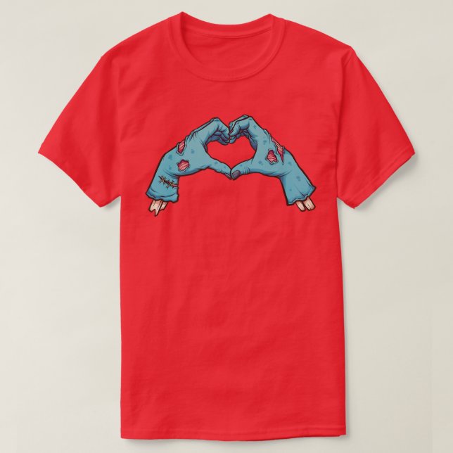 Happy halloween Zombie 4401 T Shirt (Design framsida)
