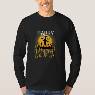 Happy halloween zombie spökhaha t shirt