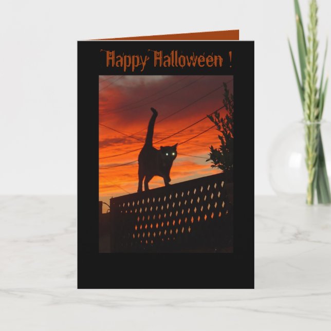 Happy halloweenbu! Kort (Framsida)