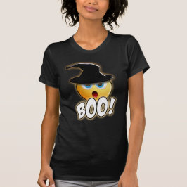 Happy halloweenbu - rolig Emoji häxaT-tröja T Shirt