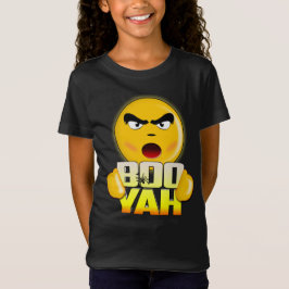 Happy halloweenbu Yah - rolig Emoji T-tröja T Shirt