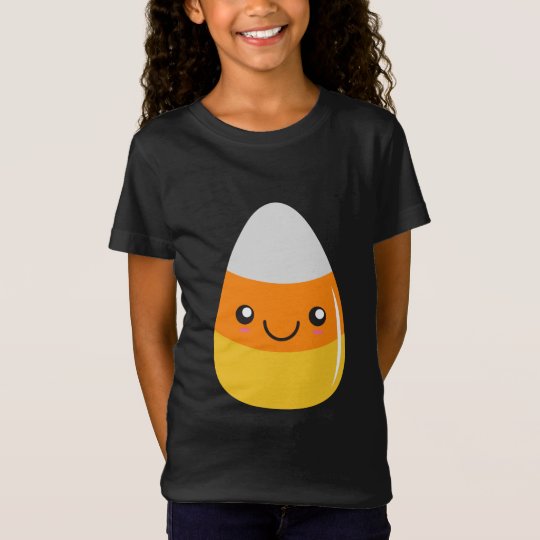 Happy halloweencandy corn Emoji T-shirt