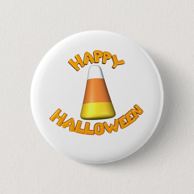 Happy halloweencandy corn knapp (Framsida)
