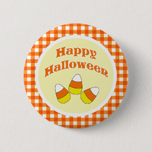 Happy halloweencandy corn knäppas knapp