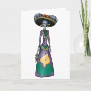 Happy halloweenCatrina kort