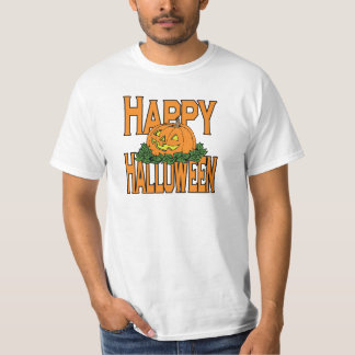 Happy halloweendräkten värderar tshirten tee