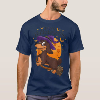 Happy Halloweenie Dachshund Wiener Dog Halloween T Shirt