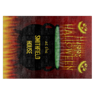 Happy halloweenkitteln avfyrar personlig