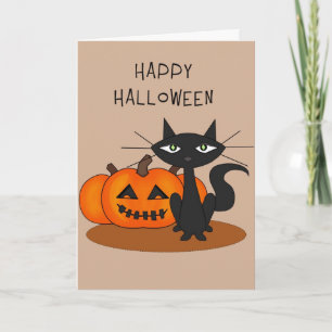 Happy halloweenkort kort