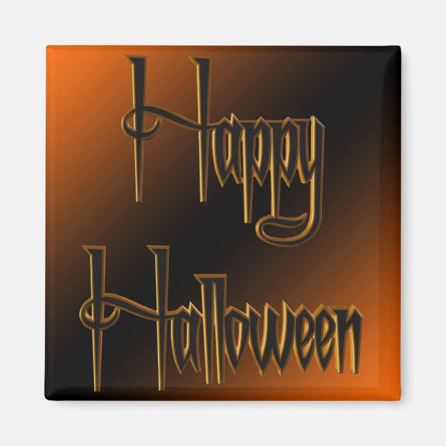 Happy halloweenmagnet magnet (Framsidan)