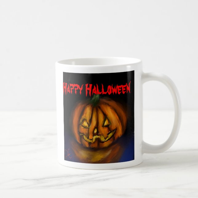 Happy halloweenmugg kaffemugg (Höger)