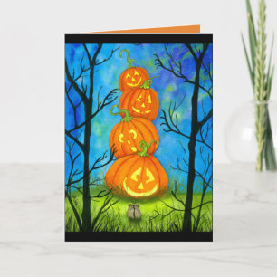 Happy halloweenpumpaTotem vid Bihrle Kort