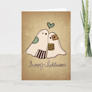 happy halloweenspöken kort