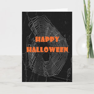 Happy halloweenwebben kort