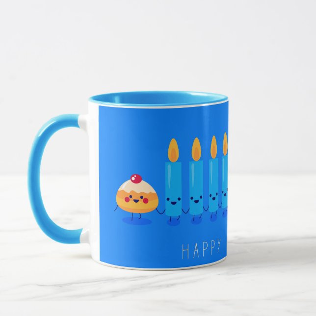 Happy Hannukah Mug Mugg (Vänster)