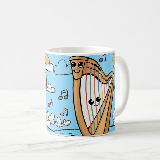 happy harp mug kaffemugg (Framsida höger)