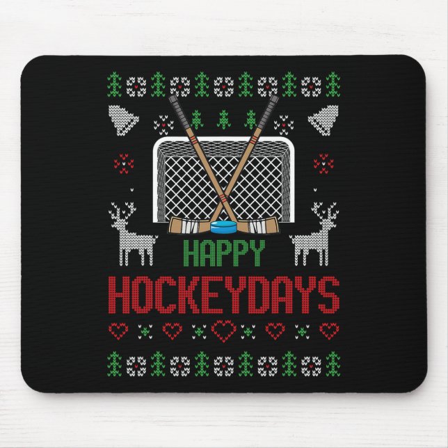 Happy Hockey Days Hockeydays Ugly Christmas Xmas S Musmatta (Framsidan)