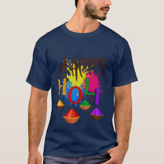 Happy Holi T-Shirt | Colorful Holi Festival Tee