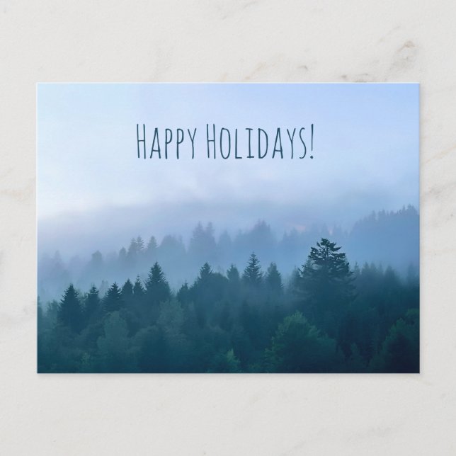 Happy Holiday Christmas Postcard Helg Vykort (Framsida)