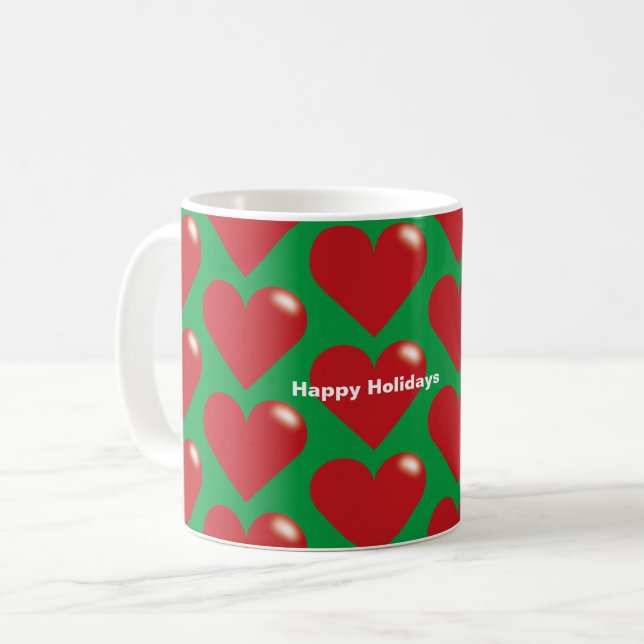 Happy Holiday Coffee Mug Kaffemugg (Framsida vänster)