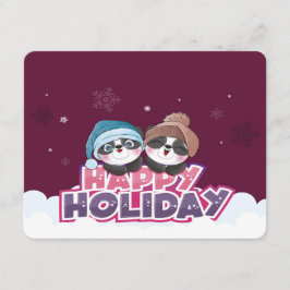 Happy Holiday Panda Tilläggskort