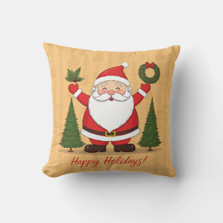Happy holiday with a cute Santa cushion! Kudde