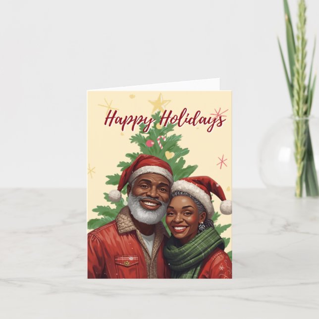 Happy Holidays Card by Alicia McDaniel Fine Art Kort (Framsida)