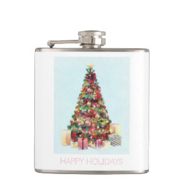 Happy Holidays. Christmas Tree Fickplunta