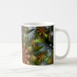 Happy Holidays Fractal Kaffemugg