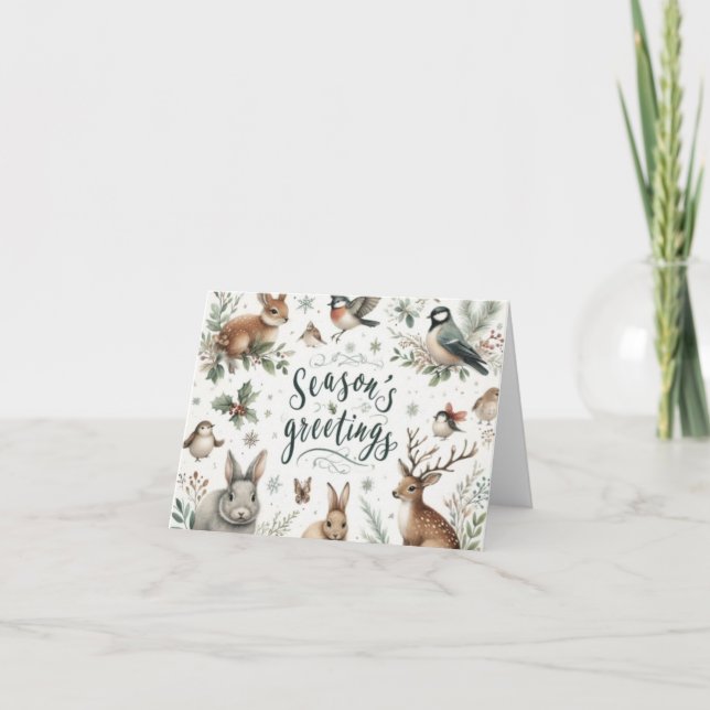 Happy holidays helgkort (Framsida)