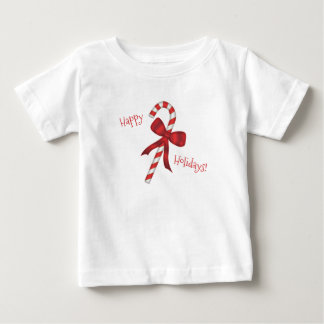Happy Holidays Merry Christmas Candy Cane T Shirt